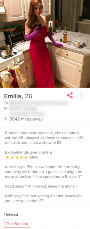 Funny Tinder bios from girls