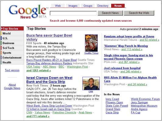 Google News 2002