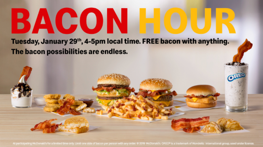 McDonald's Bacon Happy Hour