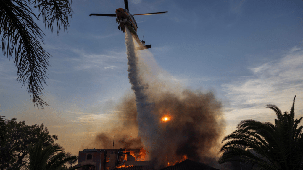 Mountain fire Ventura County Camarillo, California