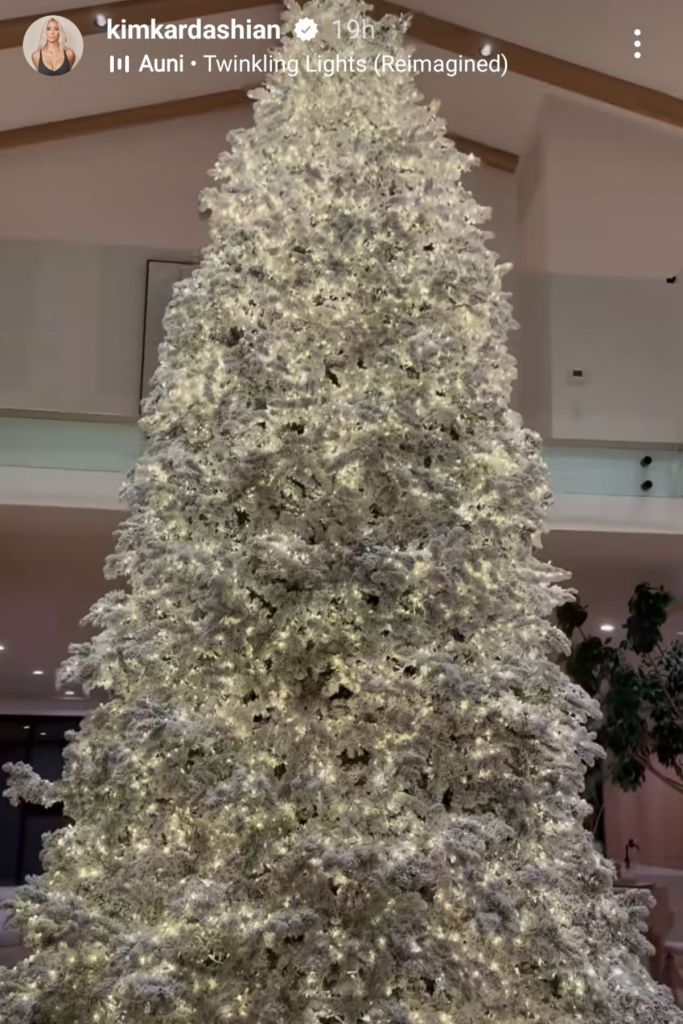 Kim Kardashian Christmas tree