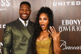 Jonathan Majors Meagan Good engagement