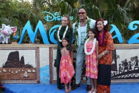 Dwayne Johnson Makes Rare Appearance With His Daughters at 'Moana 2' Premiere