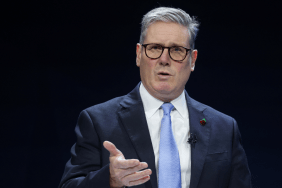 British Prime Minister, Sir Keir Starmer, speaks during an Interpol General Assembly on November 4, 2024 in Glasgow, United Kingdom.