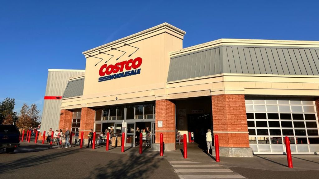 CostCo Wholesale store exterior, Connecticut.