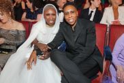 Cynthia Erivo and Lena Waithe attend the 75th Annual Tony Awards at Radio City Music Hall on June 12, 2022 in New York City.