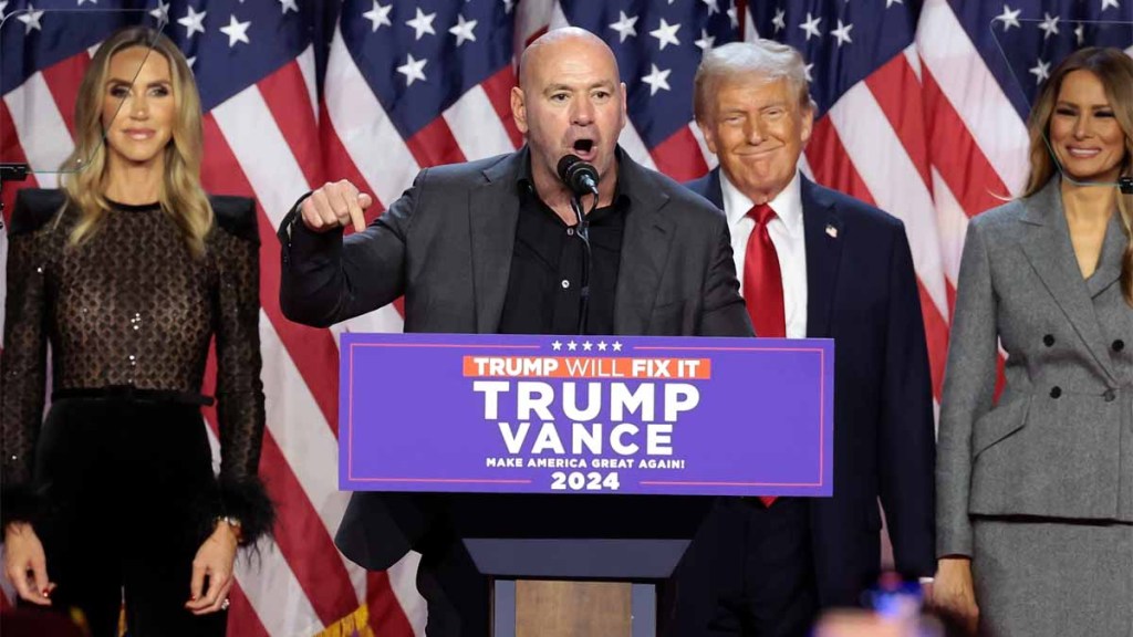 dana white donald trump joe rogan speech