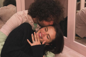 Selena Gomez Benny Blanco engaged photos engagement ring