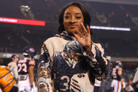 Simone Biles game day NFL photos husband Jonathan Owens