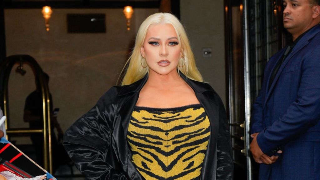 Christina Aguilera is seen on June 28, 2023 in New York City.