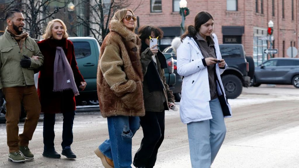 Jennifer Lopez is seen out and about on December 24, 2024 in Aspen, Colorado.