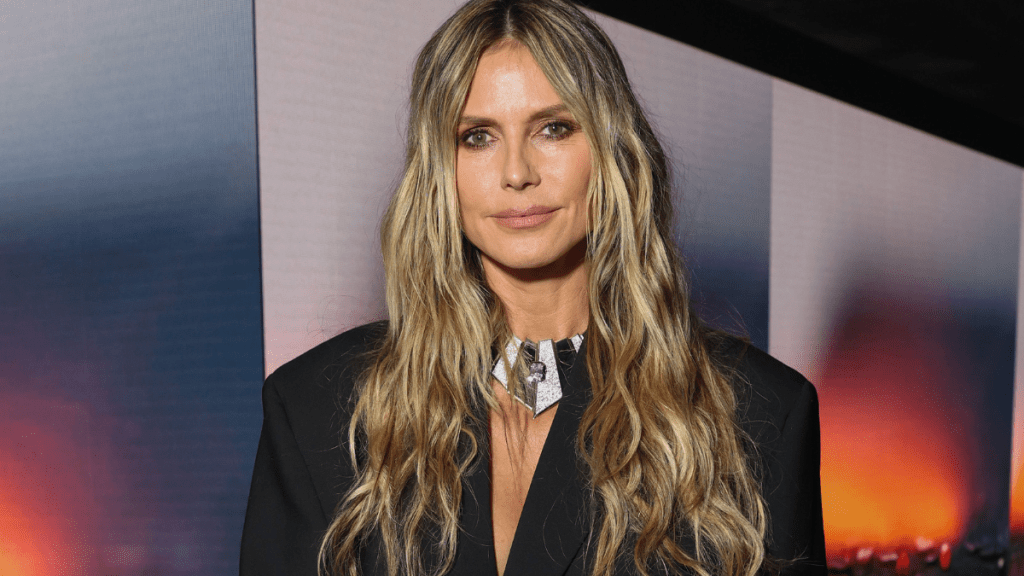 Heidi Klum attends the Messika Paris Womenswear Spring-Summer 2025 show as part of Paris Fashion Week on September 26, 2024 in Paris, France.