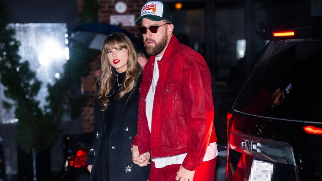 Taylor Swift and Travis Kelce