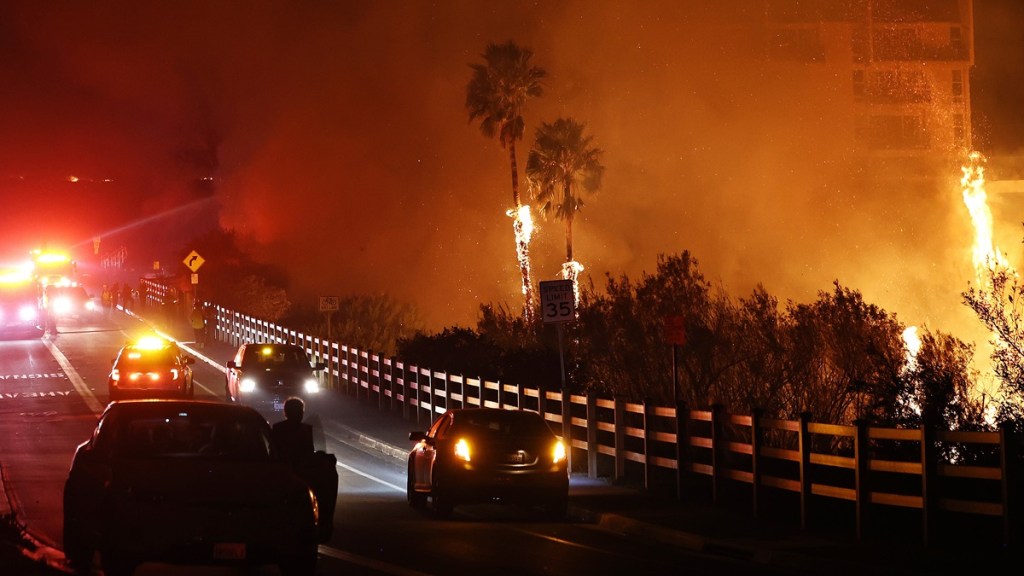 Malibu Fire Map Franklin Containment Wildfire What's Happening Today Now