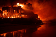 LA wildfires skies sky colors Los Angeles fires