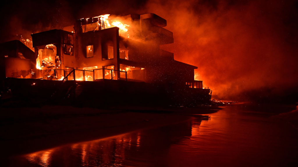 LA wildfires skies sky colors Los Angeles fires