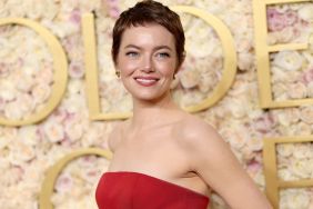 Emma Stone hair Golden Globes 2025