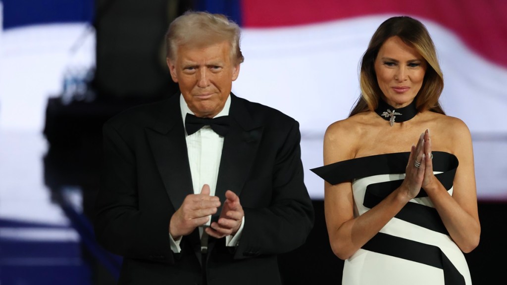 Melania Trump gown