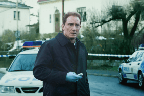 A still image from the Netflix series The Breakthrough, featuring Peter Eggars in his role as a detective investigating a 16-year-old double homicide.