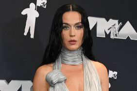 Katy Perry poses in the press room the during 2024 MTV Video Music Awards the at UBS Arena on September 11, 2024 in Elmont, New York.