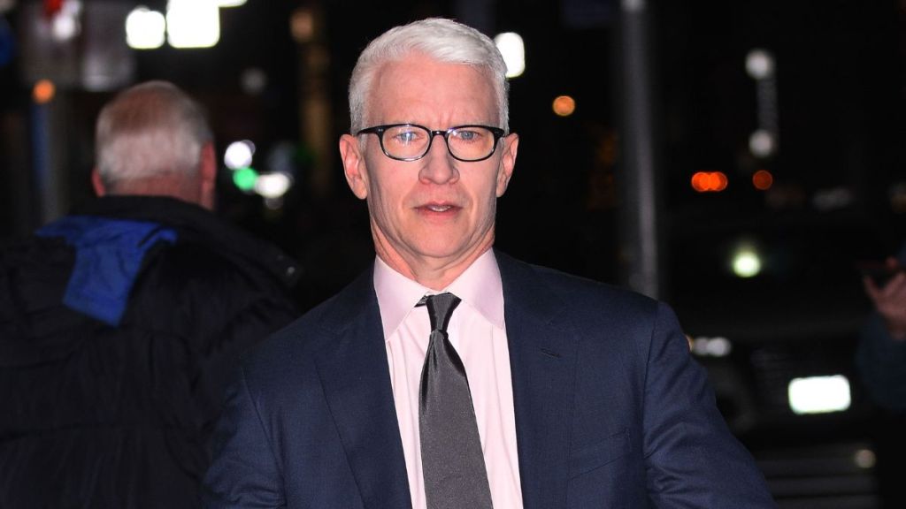 Anderson Cooper is seen on December 04, 2024 in New York City.