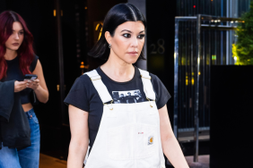 Kourtney Kardashian is seen in Midtown on May 19, 2023 in New York City.