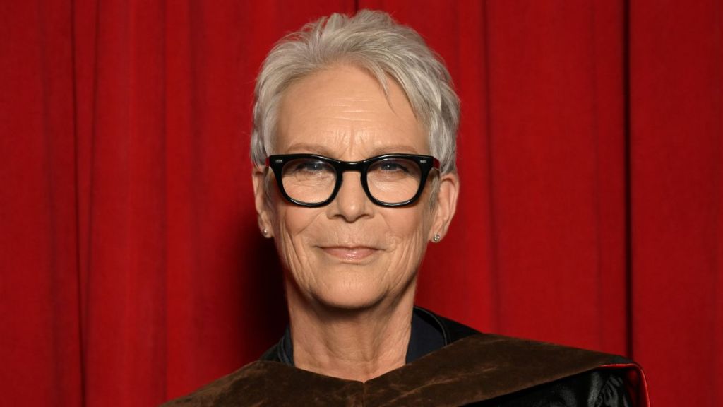 Jamie Lee Curtis attends the AFI Commencement - Class of 2024 at TCL Chinese Theatre on August 10, 2024 in Hollywood, California.