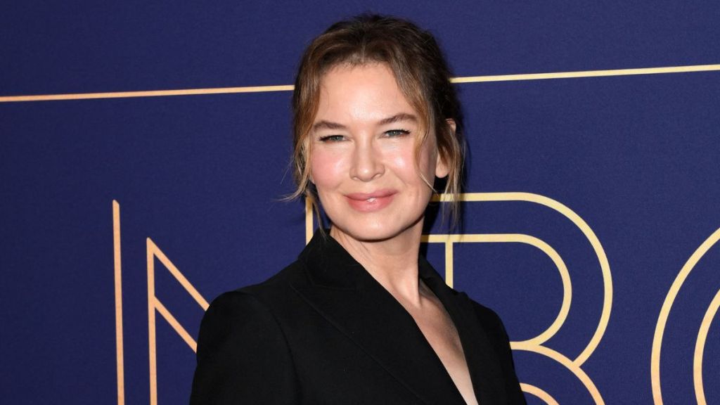 US actress Renee Zellweger arrives for Universal FYC (For Your Consideration) special red carpet event featuring "The Thing About Pam" in Hollywood, California, March 18, 2022.