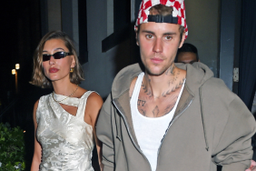 Hailey Bieber and Justin Bieber are seen leaving L'artusi on July 19, 2023 in New York City.