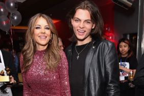 Elizabeth Hurley and son Damian