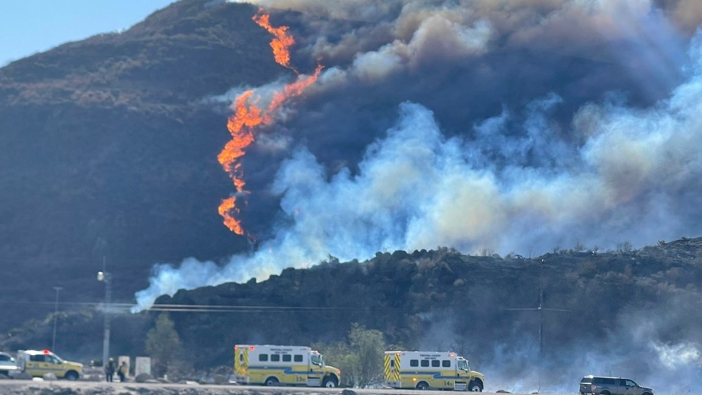 Laguna fire map Camarillo California Today Now