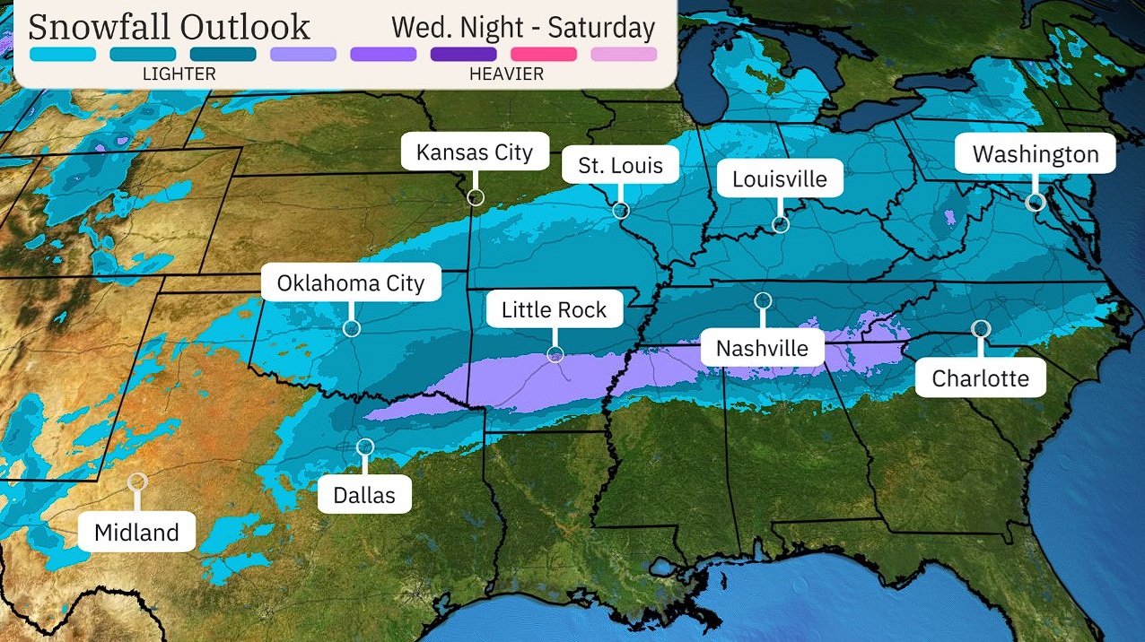 This Is Winter Storm Cora's Path Over The Weekend Mandatory