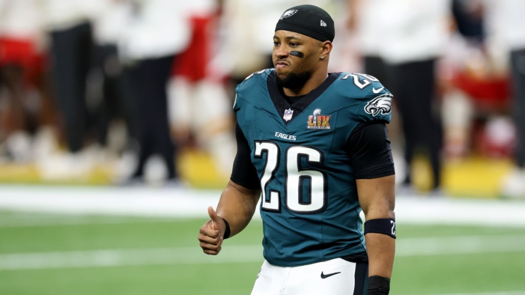 Eagles' Saquon Barkley Supports Taylor Swift After Super Bowl Booing Incident