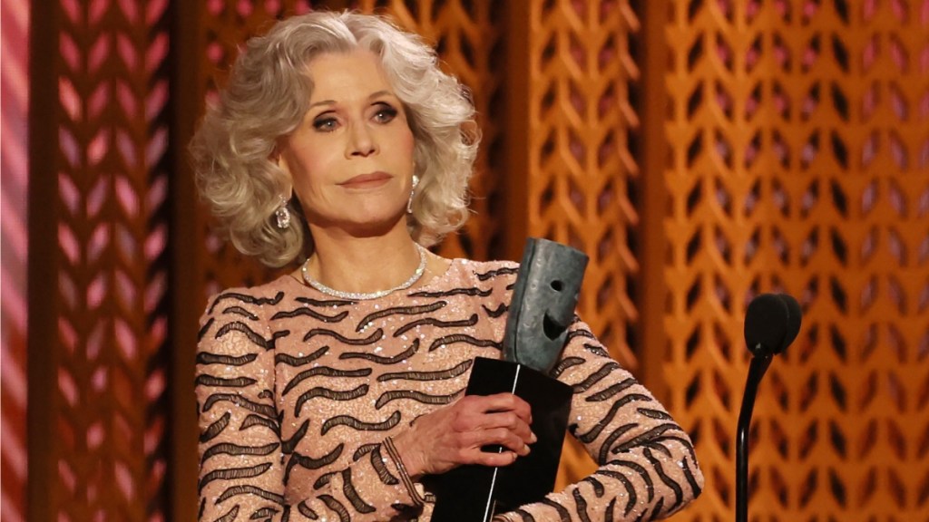 Jane Fonda Addresses Meaning of 'Woke' During SAG Awards 2025 Speech