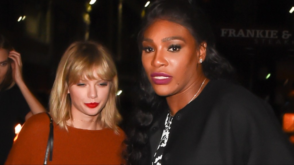 Taylor Swift getting booed Super Bowl 2025 Serena Williams