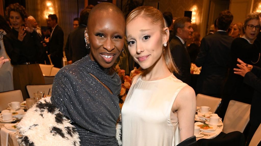 Ariana grande avi awards 2025 Loewe Cynthia Erivo