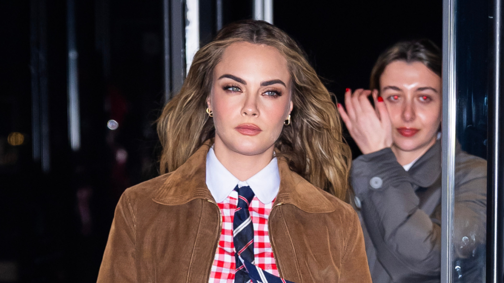 Cara Delevingne NYFW Thom Browne