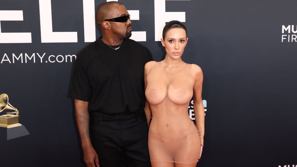 Bianca Censori Kanye West Grammys