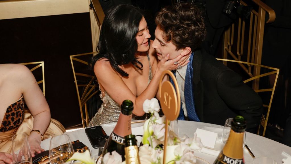 Kylie Jenner Timothee Chalamet date night photo