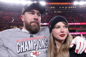 did Taylor Swift get engaged Super Bowl 2025 Travis Kelce