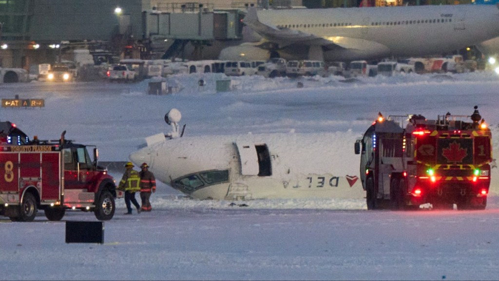 how did the delta plane flip crash toronto pearson