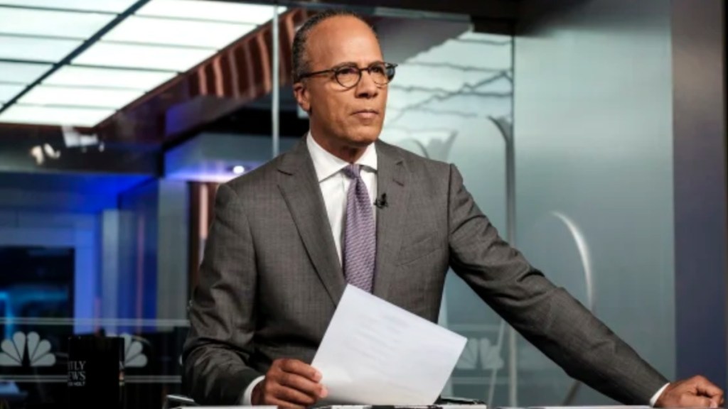 Who Is Replacing Lester Holt on NBC? Tom Llamas?