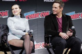 Chris Pratt Millie Bobby Brown skirt video