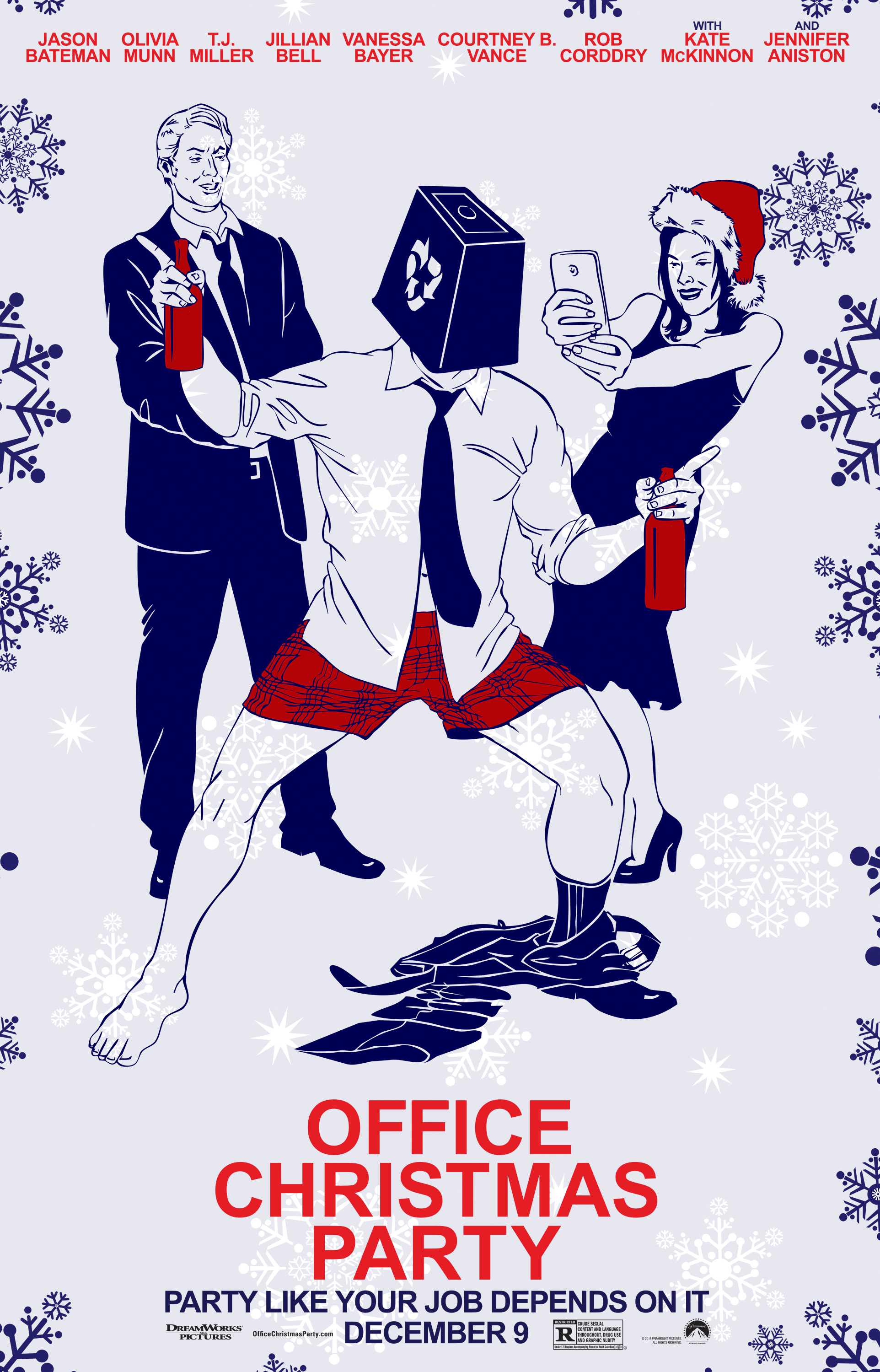 Nine Exclusive Posters from 'Office Christmas Party' - Mandatory