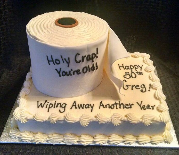Funny 50Th Birthday Cake - CakeCentral.com